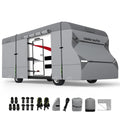 Umbrauto RV Cover Class C Upgraded 7 Layers Anti-UV Top Panel Motorhome Cover，Gray