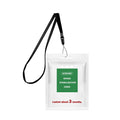Space Purification Card Lanyard Easy To Carry Portable Space Air Purification Protection Card Stickers