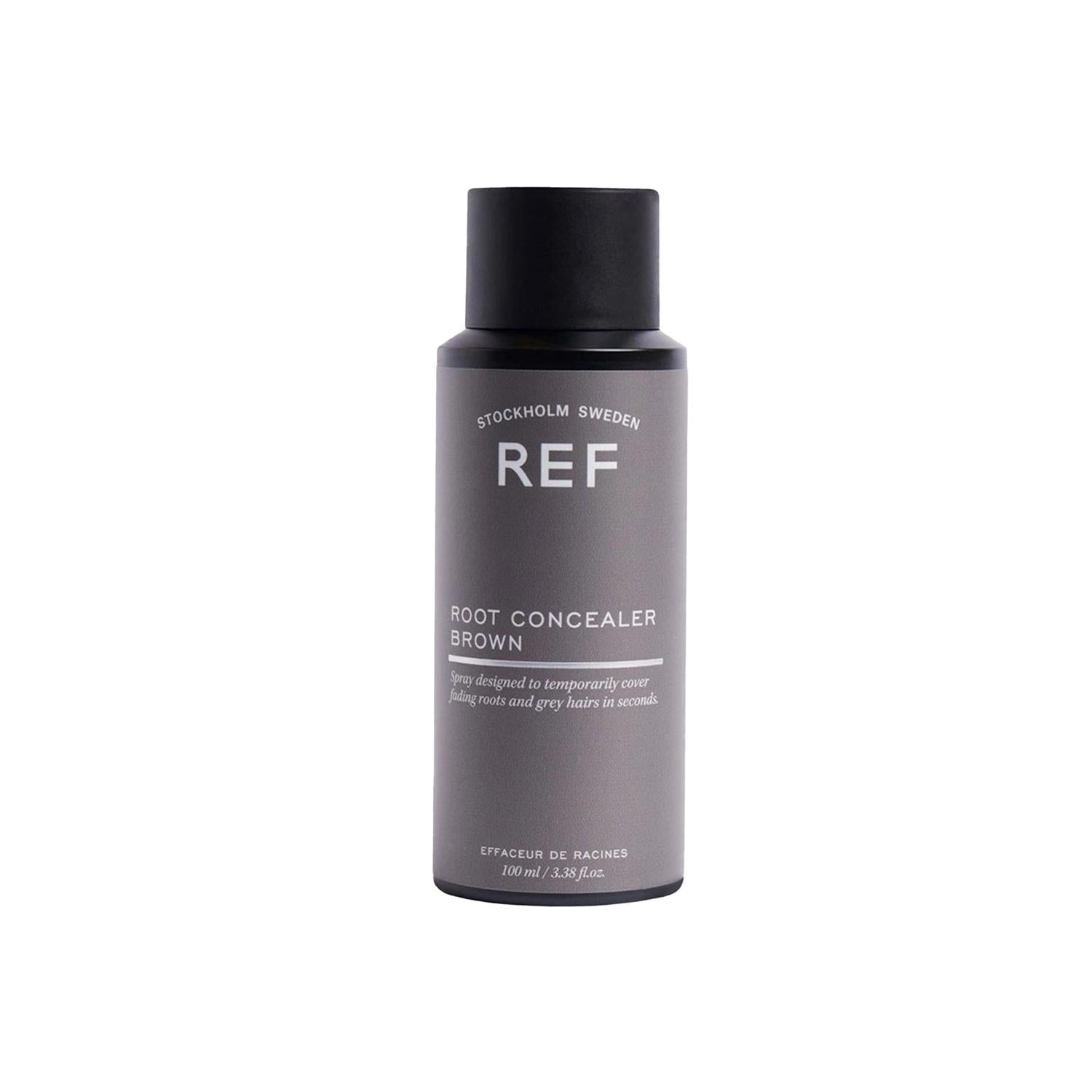 REF Hair Root Concealer Spray - Instant Brown Hair Color Touch-Up for Visible Roots & Gray Hair