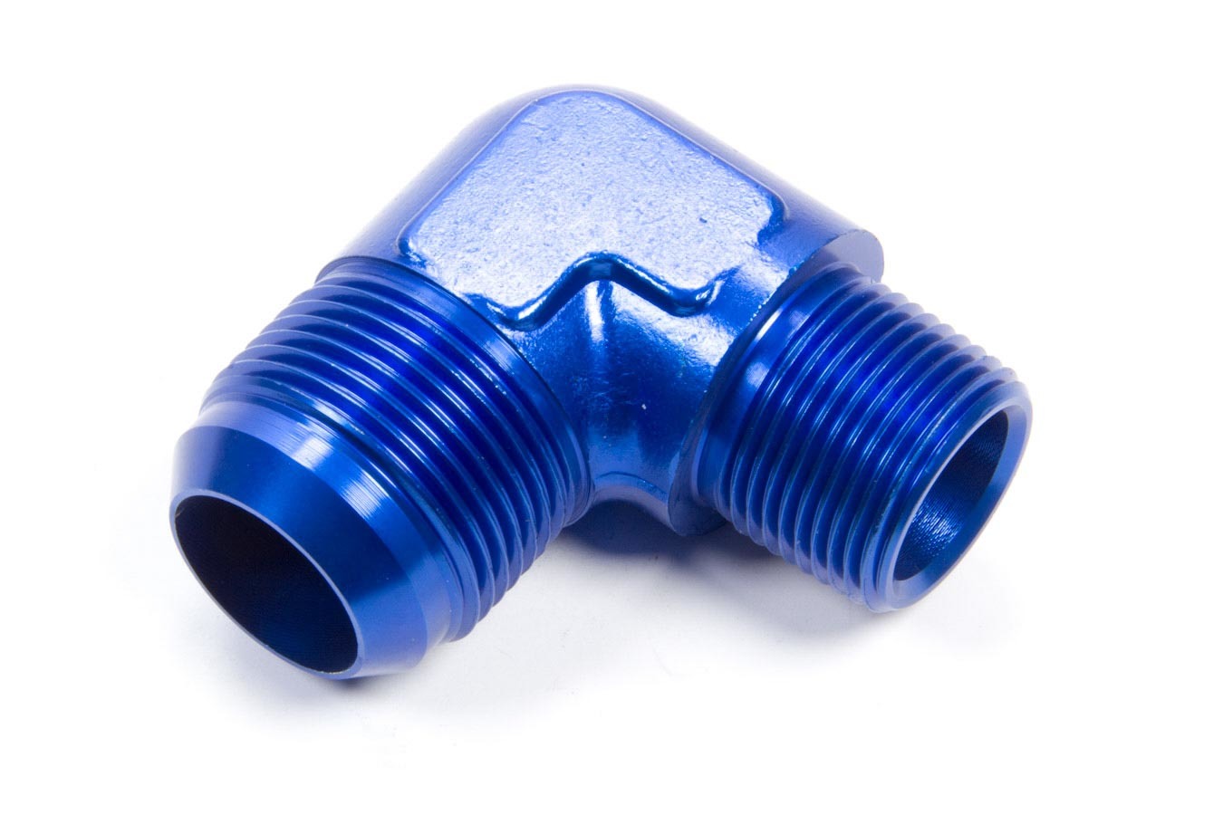 90 Deg 16 AN to 3/4in Pipe Alum. Adapter - FCM2018