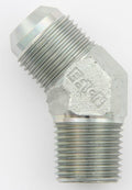 45 Male Elbow #8 To 1/2 Npt Steel Fitting - FCM2593