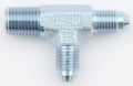 Male Run Tee Steel #4 To 1/4 Npt - FCM2703
