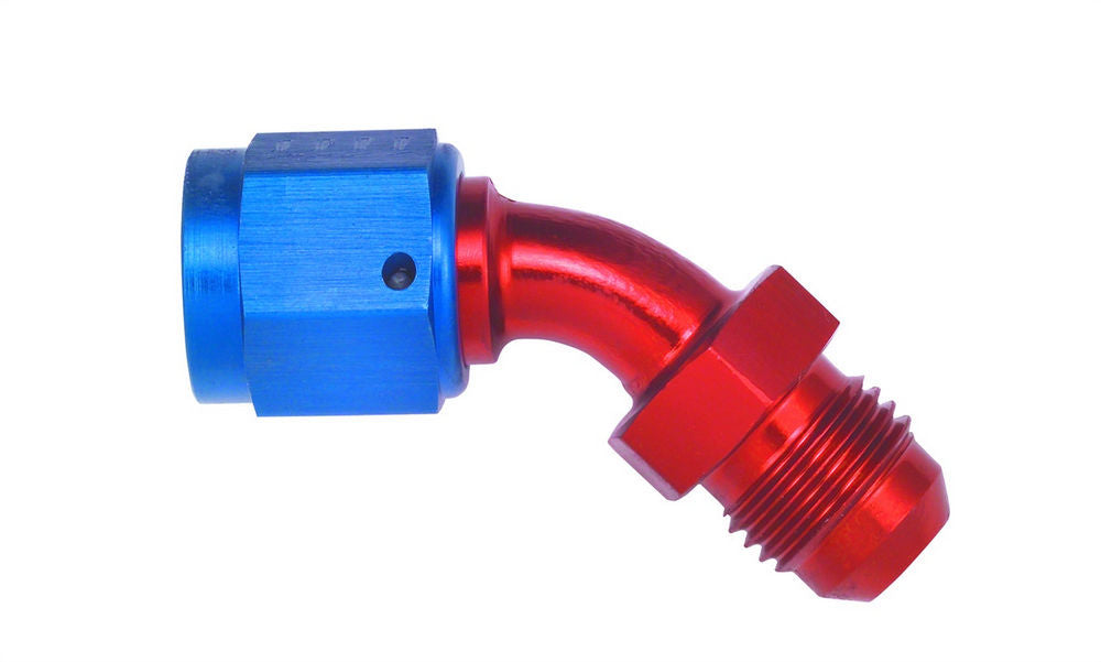 #6 Male to #6 Female 45 Deg Swivel Fitting - FCM3148