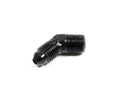 45 Deg Alum #3 Flare 1/8 in Black - FCM5020