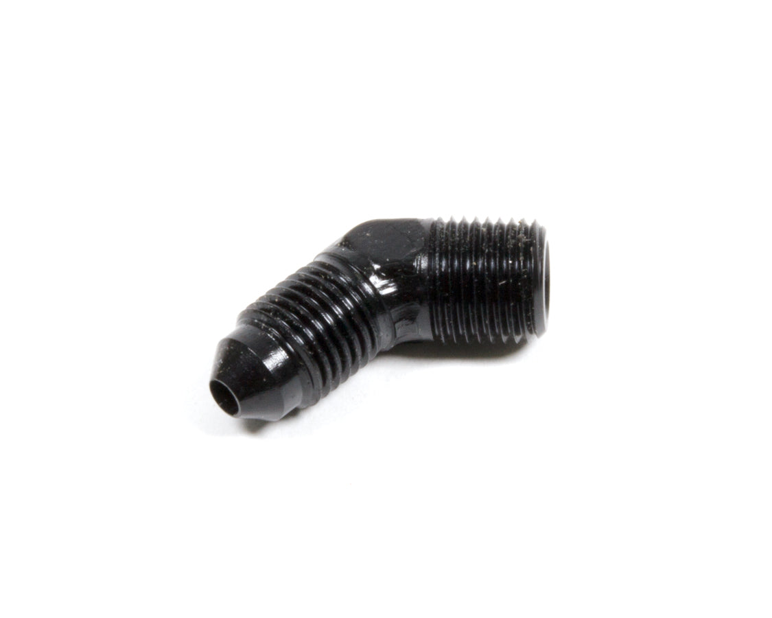 45 Deg Alum #3 Flare 1/8 in Black - FCM5020