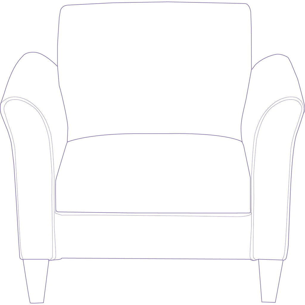 Alera Reception Lounge Sofa Series Club Chair, 35.43" x 30.7" x 32.28", Black