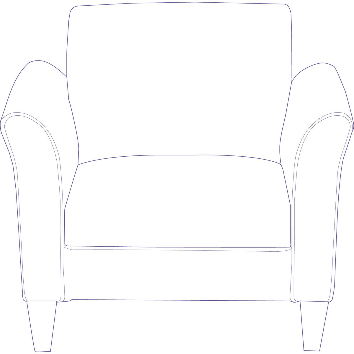 Alera Reception Lounge Sofa Series Club Chair, 35.43" x 30.7" x 32.28", Black
