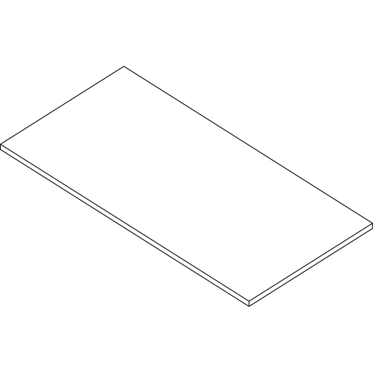 Alera Reversible Laminate Table Top, Rectangular, 71.5w x 29.5d, Espresso/Walnut