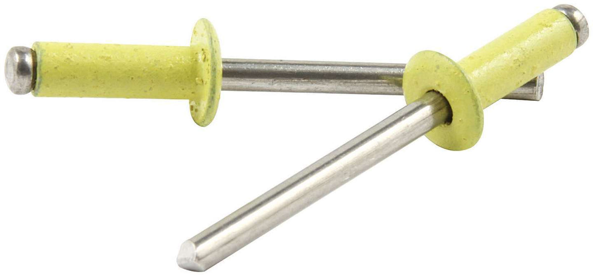 Sm Hd Rivet Yellow Alum 250pk Discontinued - ALL18139