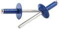 Lg Hd Rivet Blue Alum 250pk Chevron - ALL18177
