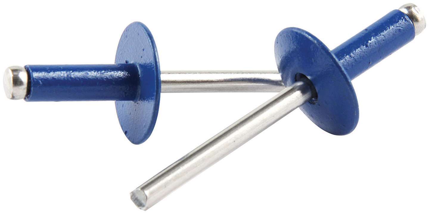 Lg Hd Rivet Blue Alum 250pk Chevron - ALL18177