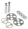 LW Alum Hood Pin Kit 1/2in Silver - ALL18476