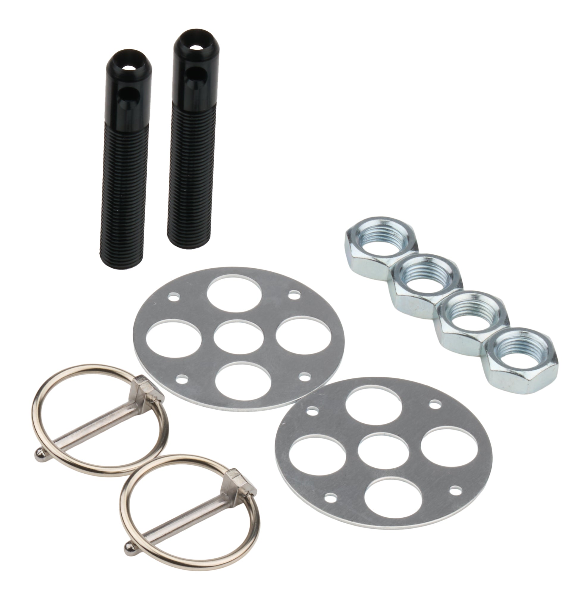 LW Alum Hood Pin Kit 1/2in Black - ALL18477