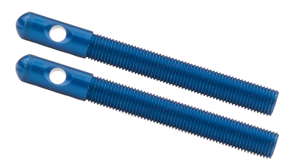 Aluminum Hood Pins 3/8in Blue 2pk - ALL18489