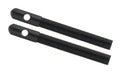 Aluminum Hood Pins 3/8in Black 2pk - ALL18491