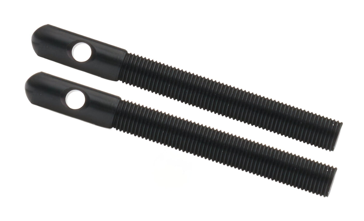 Aluminum Hood Pins 3/8in Black 2pk - ALL18491