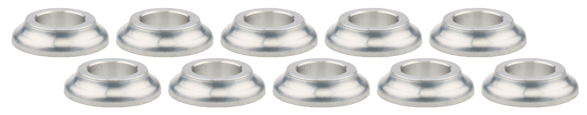 Tapered Spacers Alum 1/2in ID x 1/4 Long 10pk