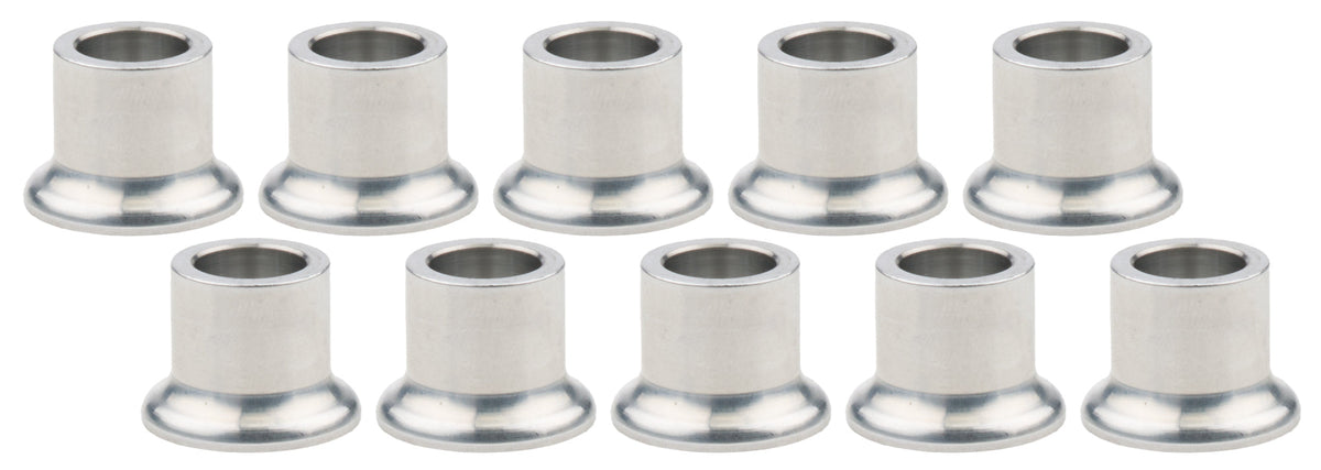 Tapered Spacers Alum 1/2in ID x 3/4 Long 10pk