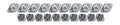 Flush Hd S/E Fasteners 7/16 .550in 10pk Steel - ALL19110