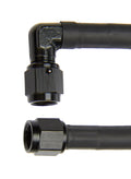 Coated Braided Line 24in #4 Hose -4 90 Deg/-4 Str - ALL48404