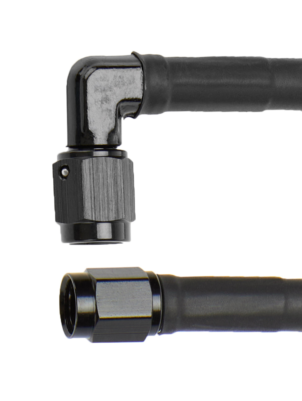 Coated Braided Line 24in #3 Hose -3 90 Deg/-3 Str - ALL48419