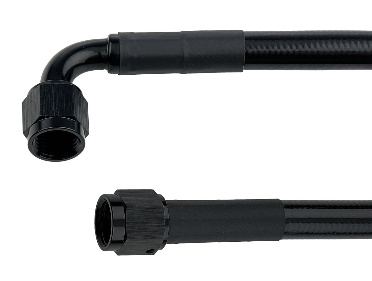 Coated Braided Line 21in #6 Hose -6 Str/-6 90 Deg - ALL4846621