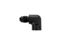 Adapter Fitting Aluminum 4AN to 1/8 NPT 90 Deg