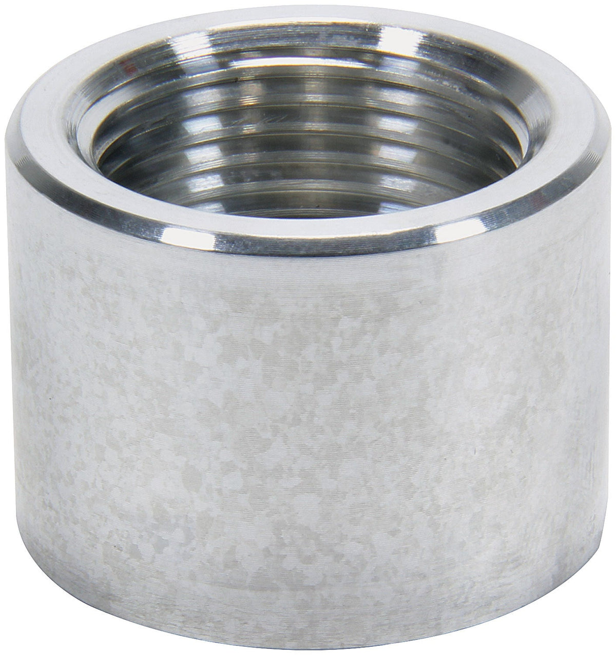 NPT Female Weld Bung 1/2in-14 Aluminum - ALL50743