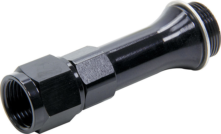 Carb Fitting w/Washer 7/8-20 to -8 Female BLK - ALL50902