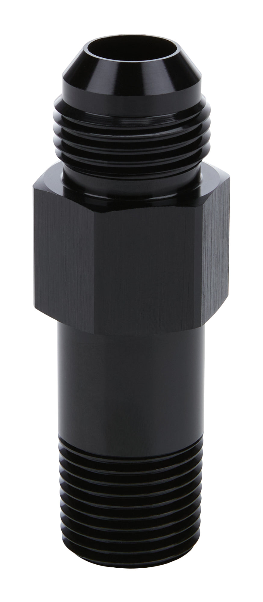 Oil Inlet Fitting 1/2in NPT to 10AN x 3in - ALL90043