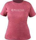 Allstar T-Shirt Ladies Vintage Burgundy Large - ALL99920L