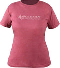 Allstar T-Shirt Ladies Vintage Burgundy Medium - ALL99920M