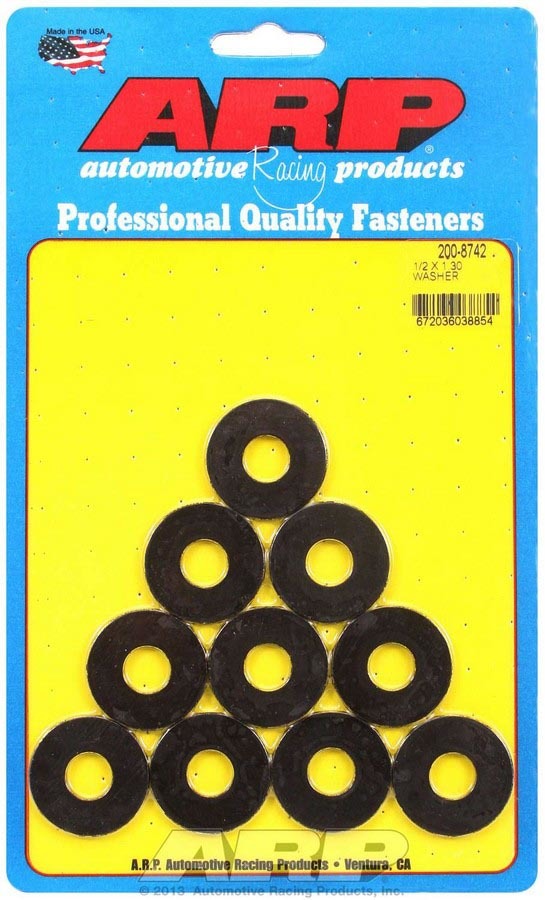 Black Washer - 1/2 ID x 1.300 OD (10pk) - 2008742