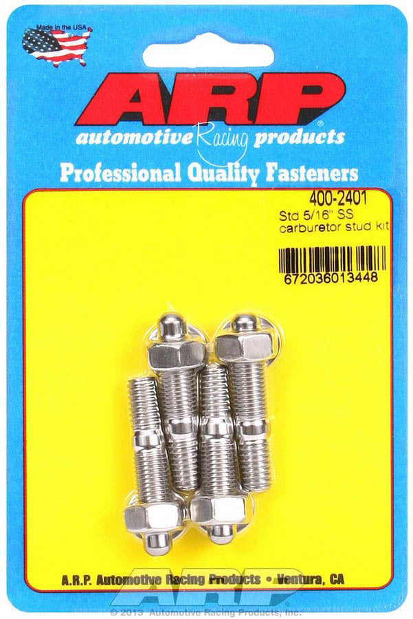 S/S Carburetor Stud Kit 5/16in x 1.700in OAL - 4002401