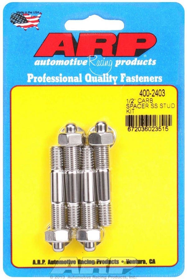 S/S Carburetor Stud Kit 5/16in x 2.225in OAL - 4002403