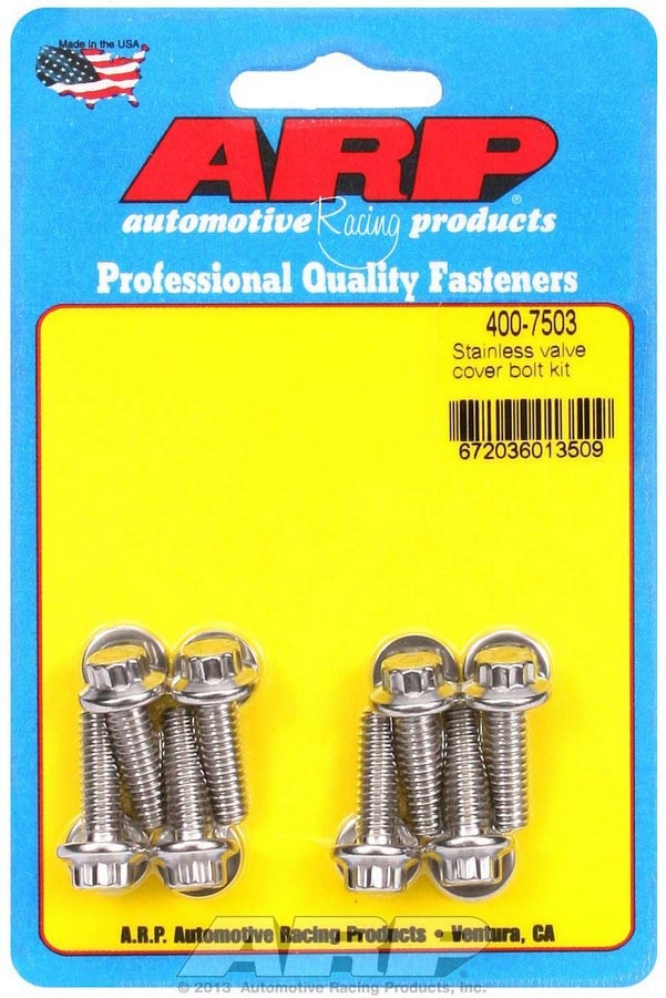 S/S Valve Cover Bolt Kit 1/4in- 20 12pt. (8) - 4007503