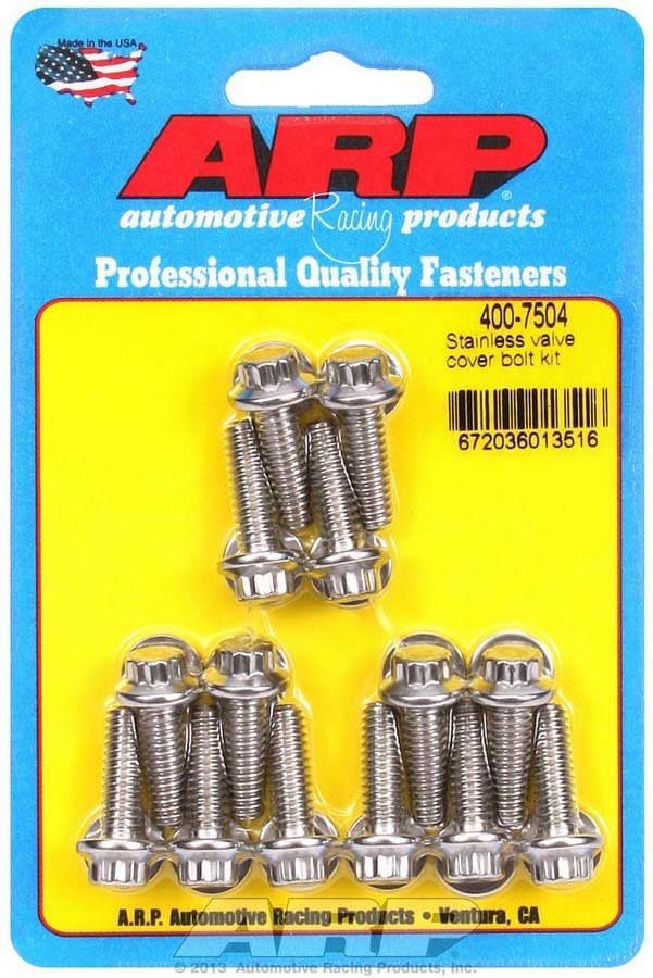S/S Valve Cover Bolt Kit 1/4in- 20 12pt. (14) - 4007504