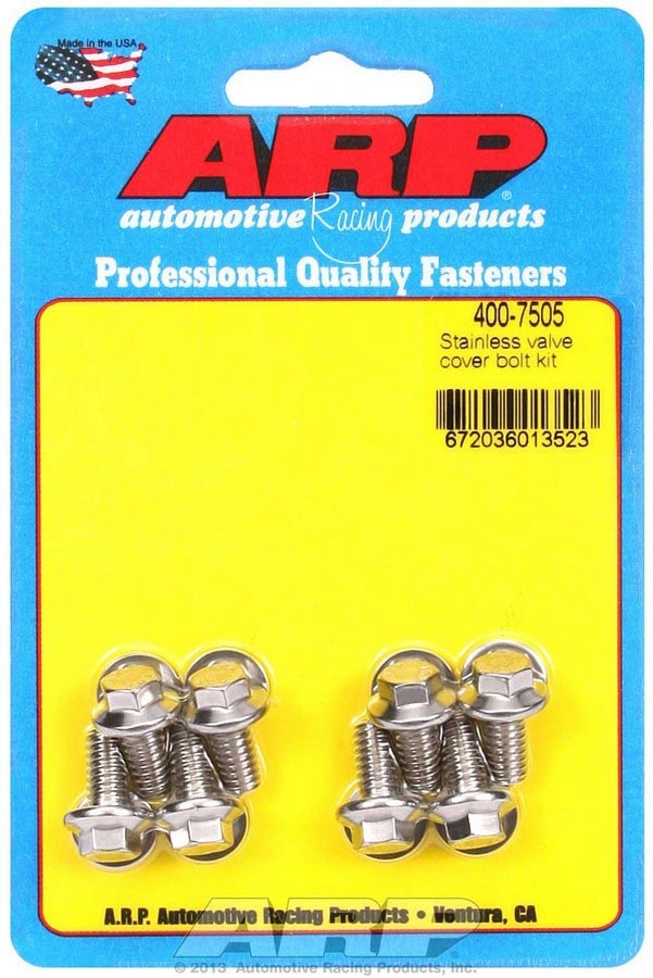 S/S Valve Cover Bolt Kit 1/4in- 20 6pt. (8) - 4007505