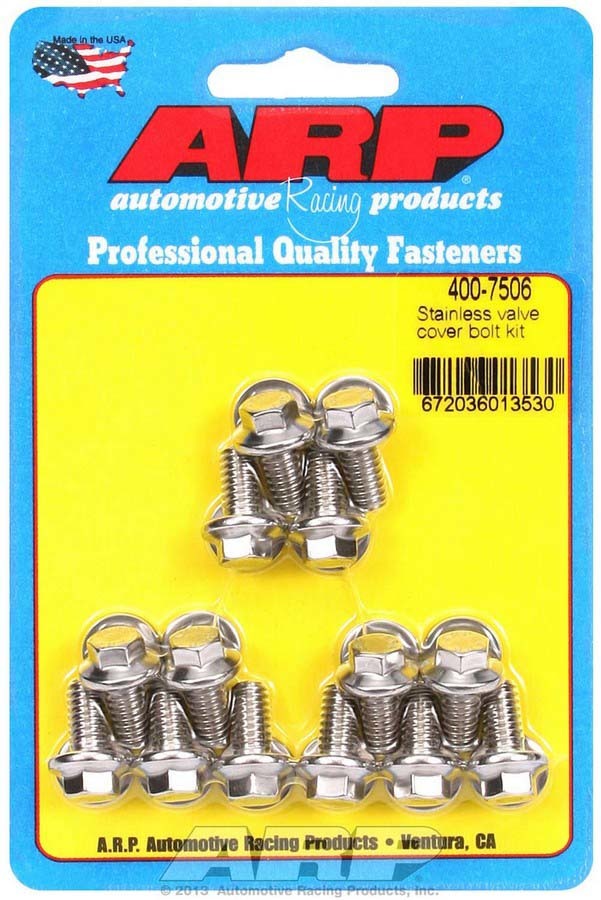 S/S Valve Cover Bolt Kit 1/4in- 20 6pt. (14) - 4007506