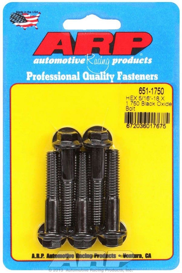 Bolt Kit - 6pt 5pk 5/16-18 x 1.750 - 6511750