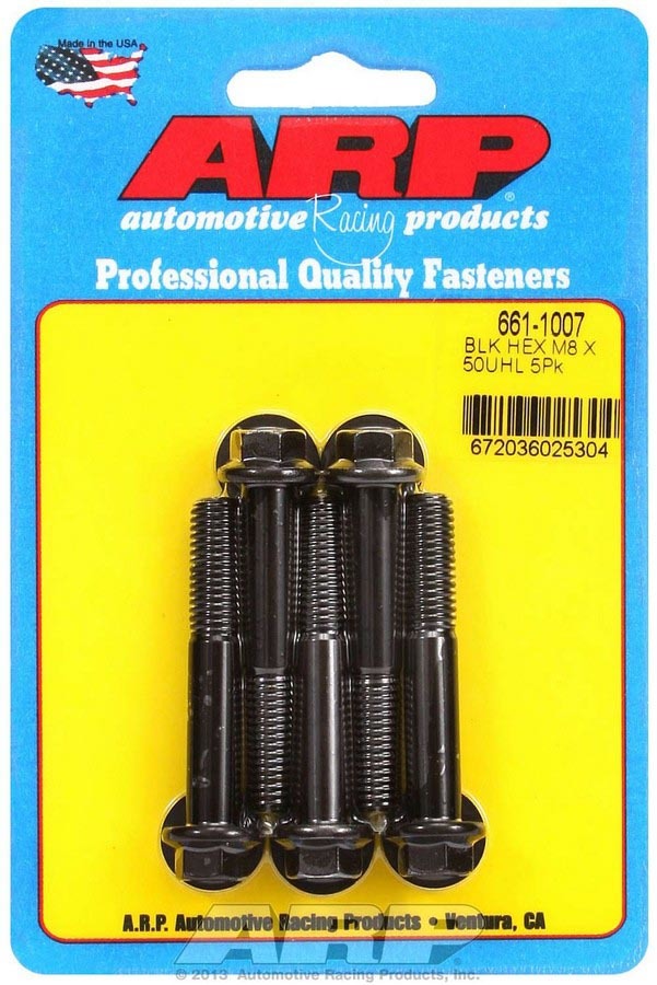 8mm x 1.25 x 50mm 6pt Bolt Kit (5pk) - 6611007
