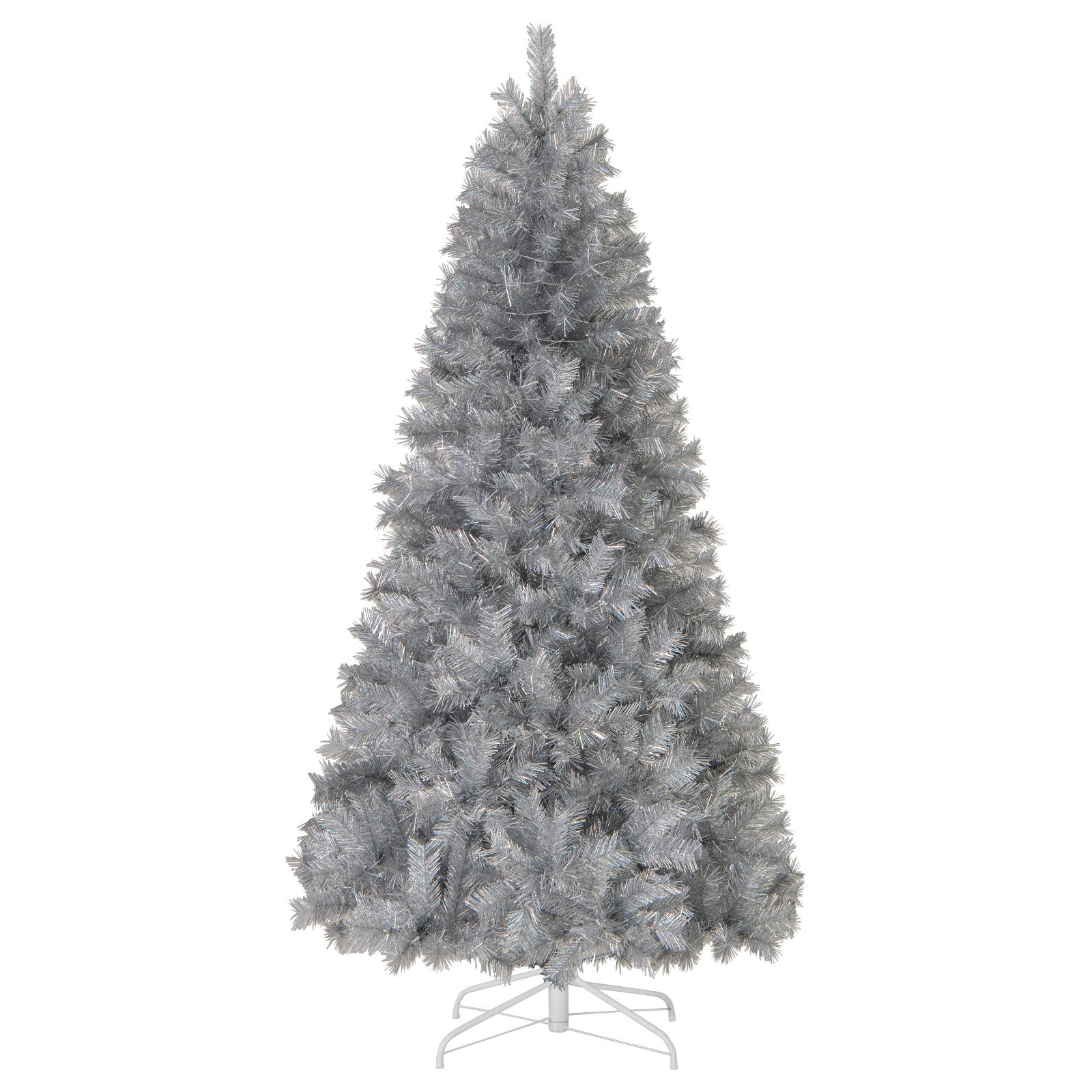 Artificial Xmas Tree with Branch Tips and Warm White LED Lights