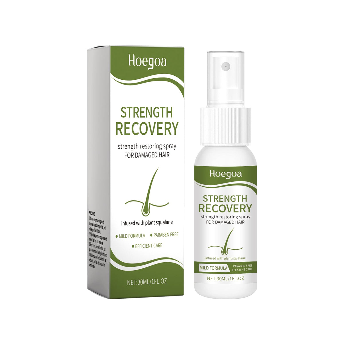 Leave-In Repair Hair Spray Nourishes Hair With Natural, Fluffy, Silky And Glossy Leave-In Hair Spray