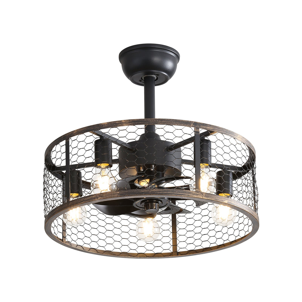 19.7In Classic Ceiling Fan with Light