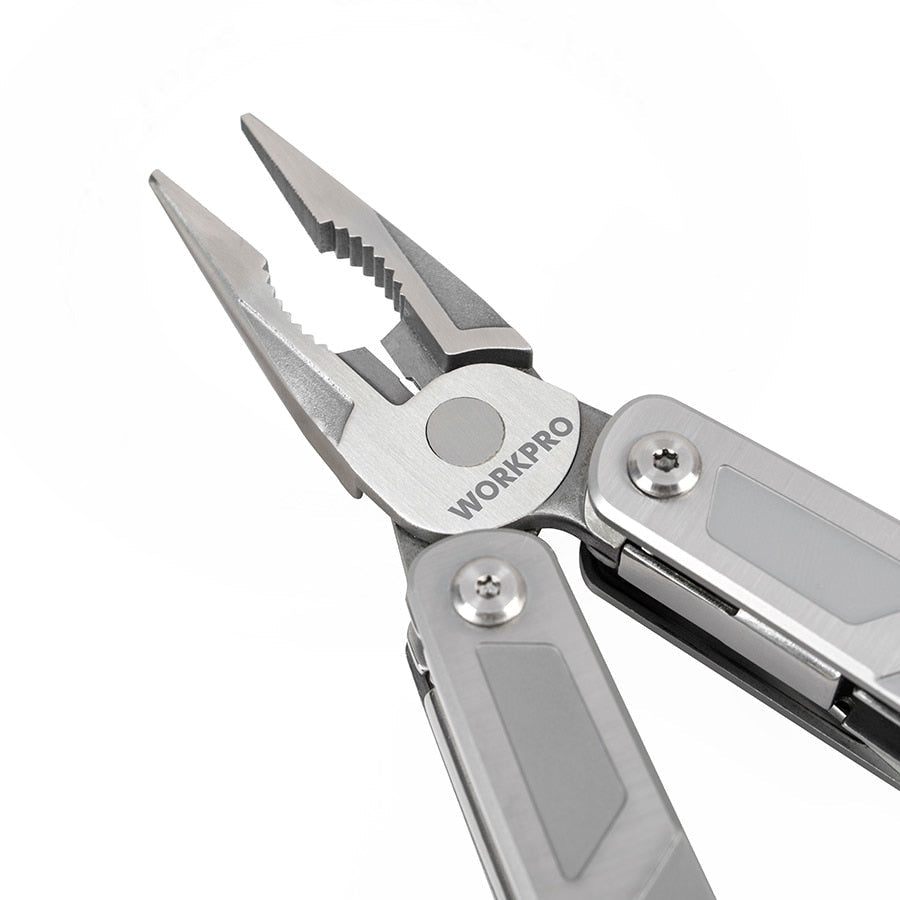 WORKPRO 16 in1 Multifunctional Plier Multi Tools Stainless Steel Plier Outdoor Camping Tool