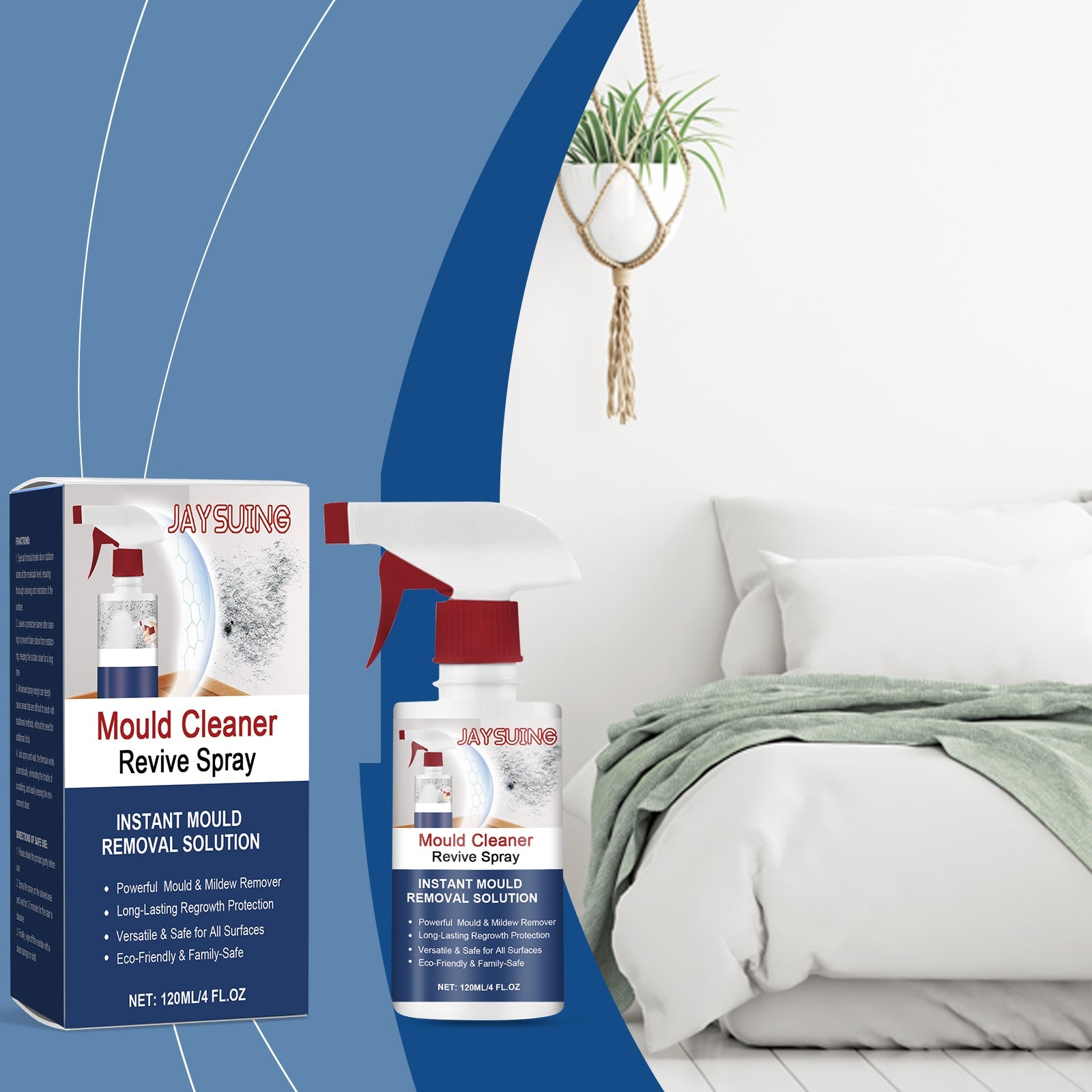 Anti-Mildew Foam Cleaning Spray Room Wall Odor Moisture Mildew Multi-Effect Anti-Mildew Cleaner