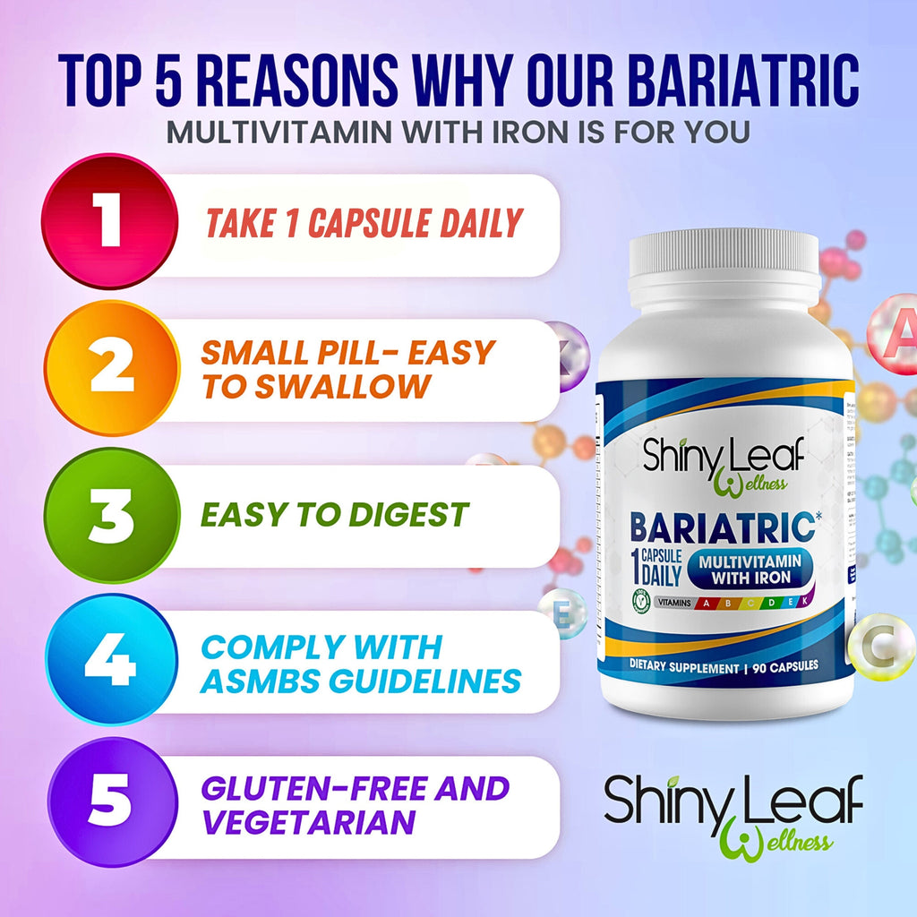 Bariatric Multivitamin with Iron With DHT Pro Shampoo
