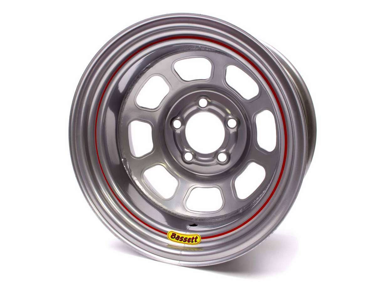 Wheel 14x7 D-Hole 5x 4.5in 3.75in BS Silver - 47SF375S