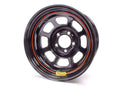 15x8 D Hole 5x4.5 BC 4in BS Black DOT - D58DF4