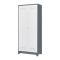Metal storage cabinets, lockable cleaning tool cabinets, high broom tool organizers, and large storage cabinets in storage store